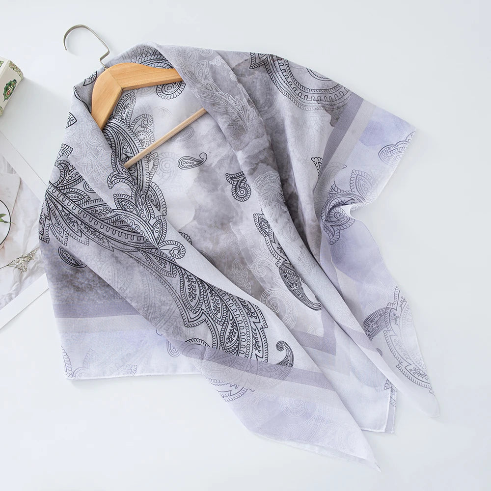 Premium Bawal Floral Hijab