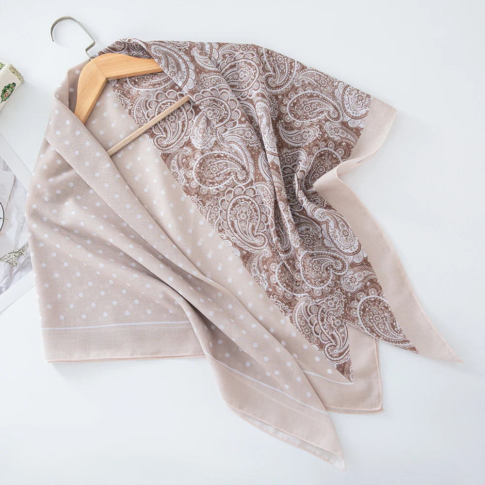 Premium Bawal Floral Hijab