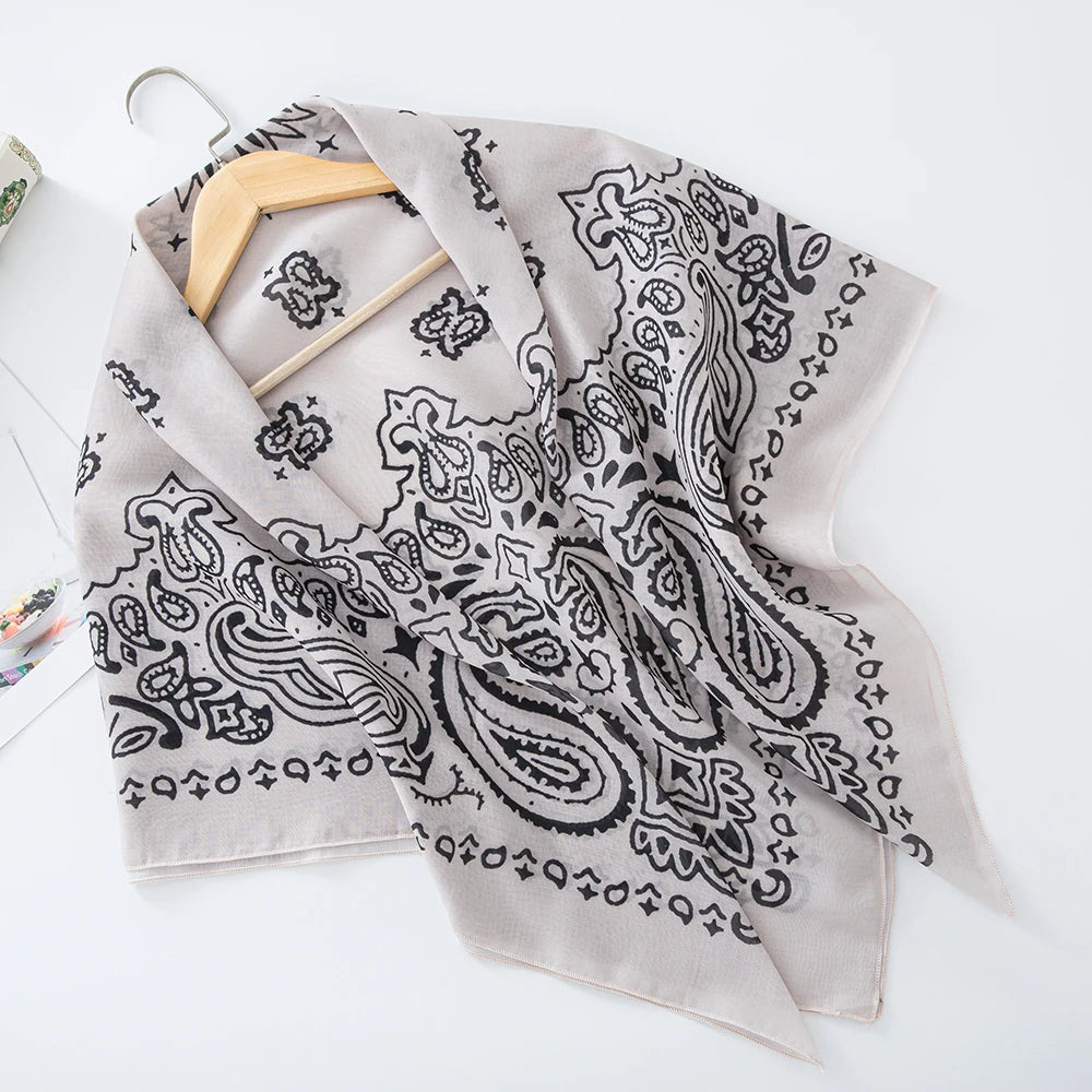 Premium Bawal Floral Hijab