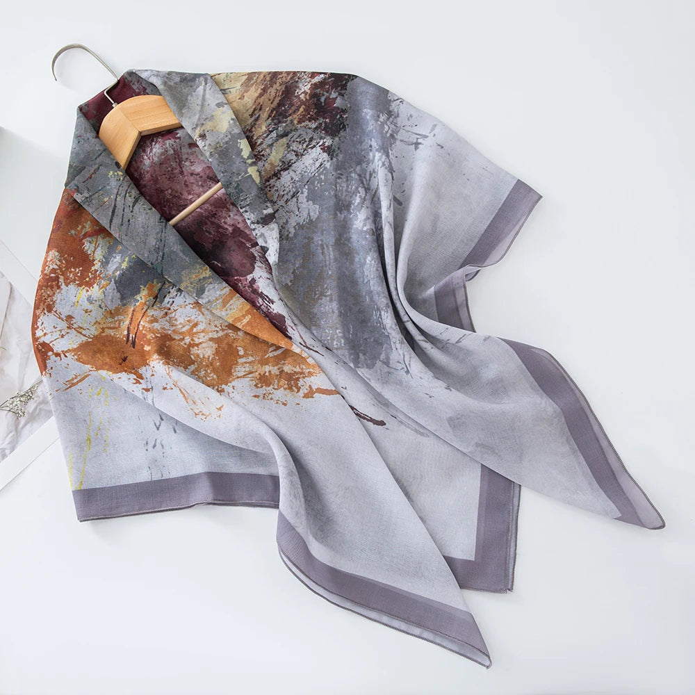 Premium Bawal Floral Hijab