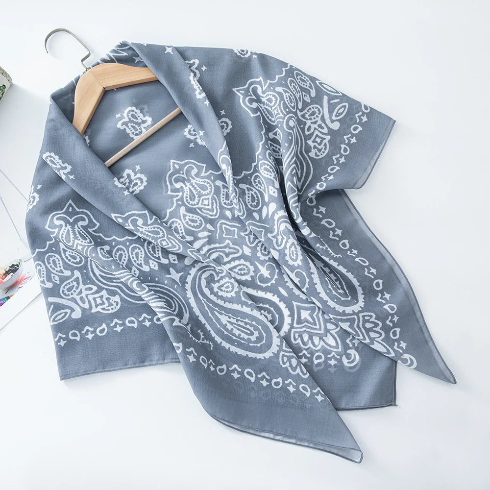 Premium Bawal Floral Hijab