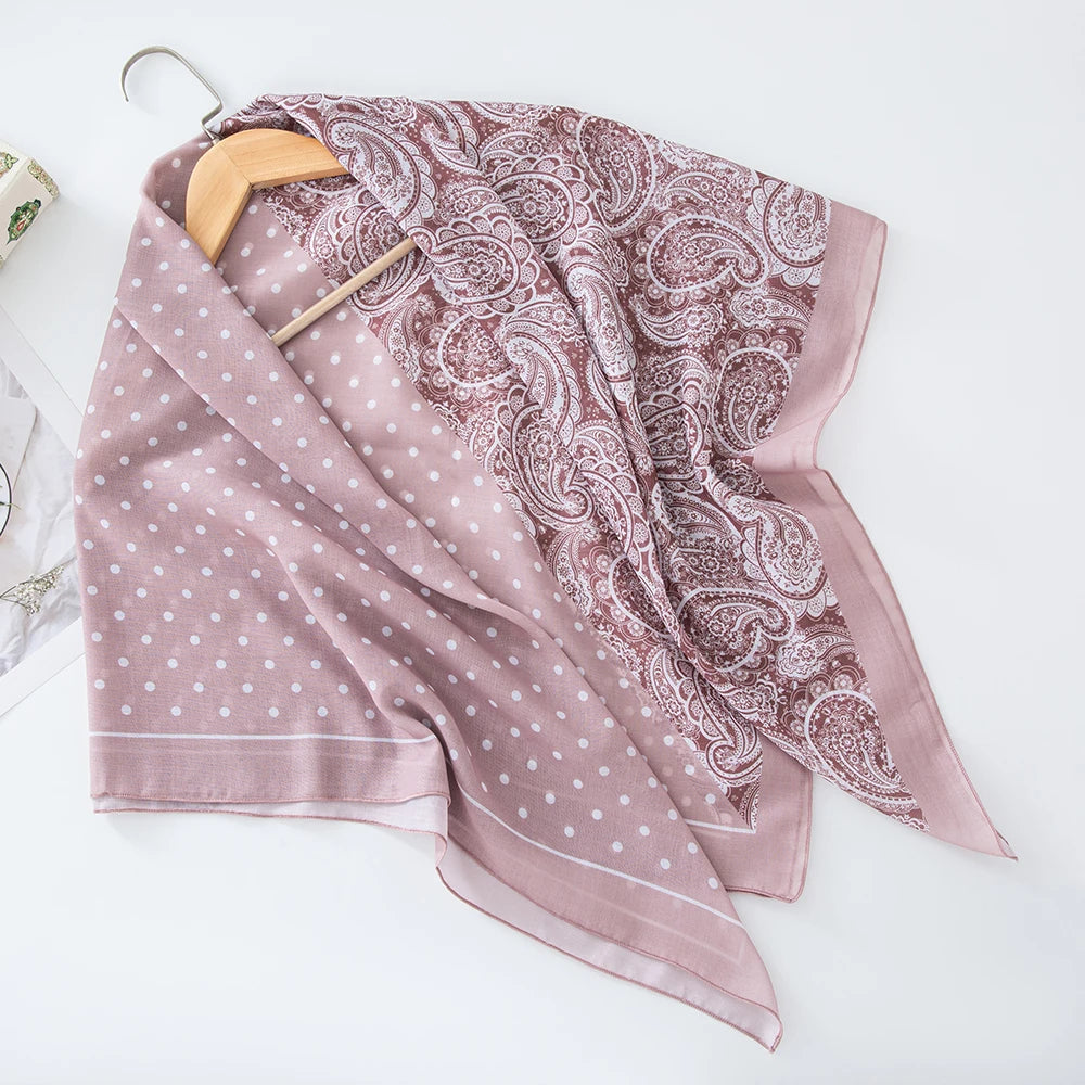 Premium Bawal Floral Hijab