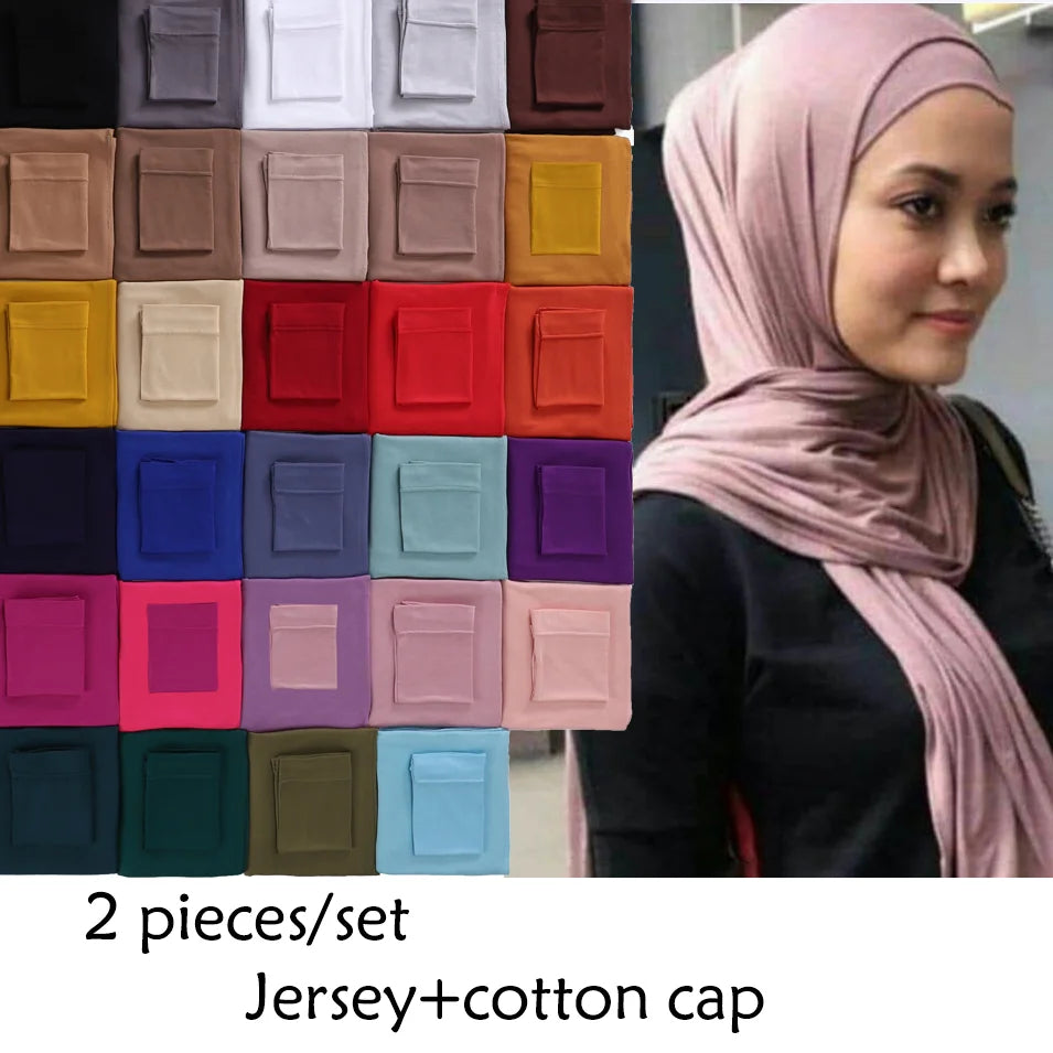 Plain Jersey Hijab
