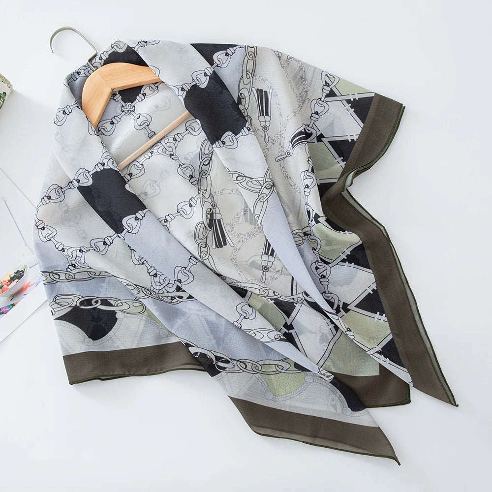 Premium Bawal Floral Hijab