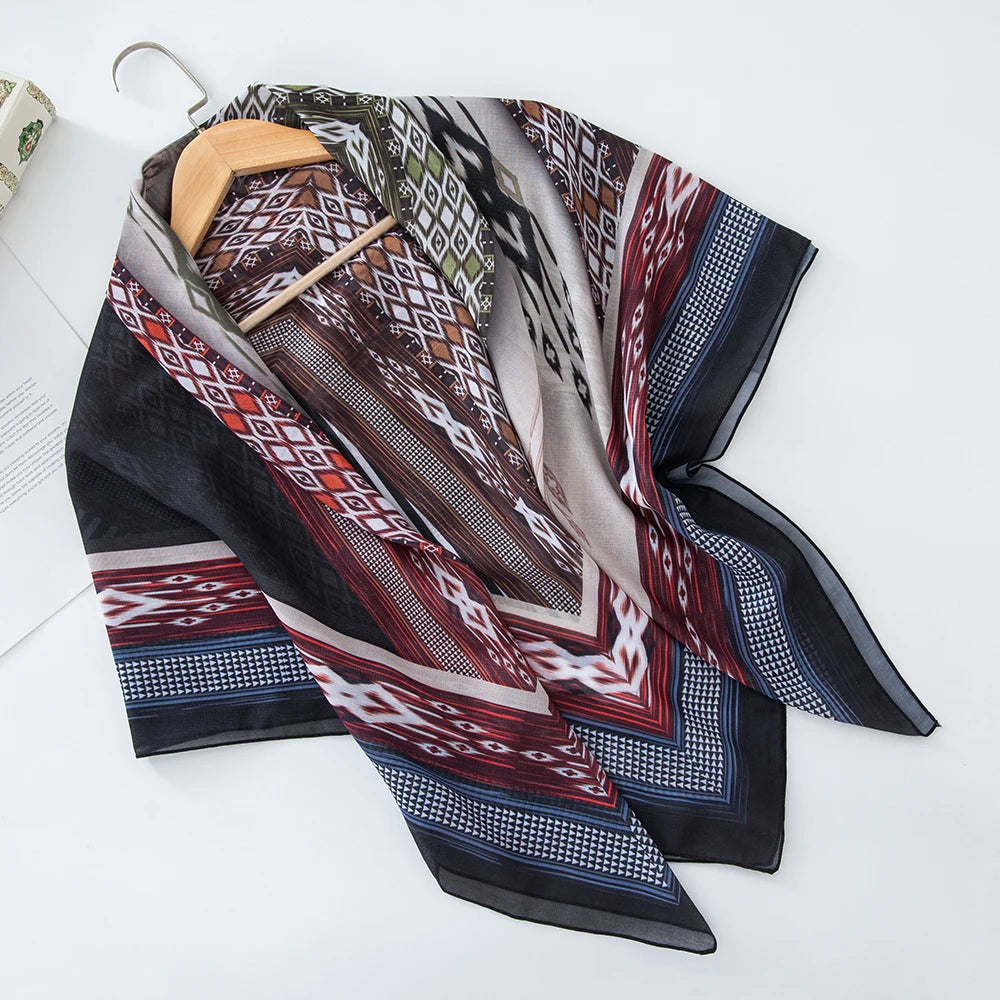 Premium Bawal Floral Hijab